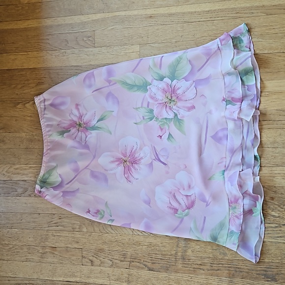 Studio I Pink Beaded Jacket Skirt set 10 - Picture 7 of 14